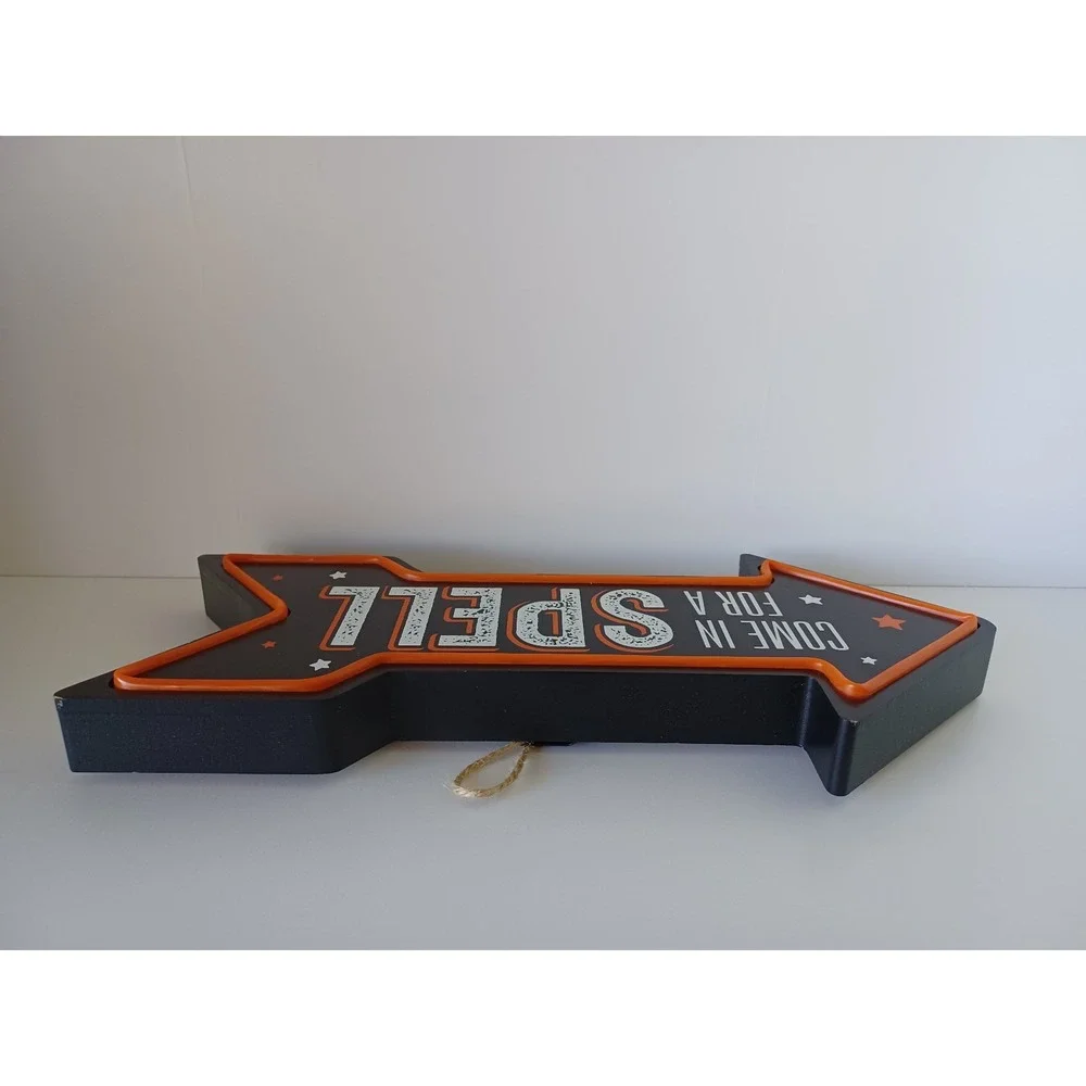 Come In For A Spell Halloween Holiday Seasonal Light Up Decor Sign